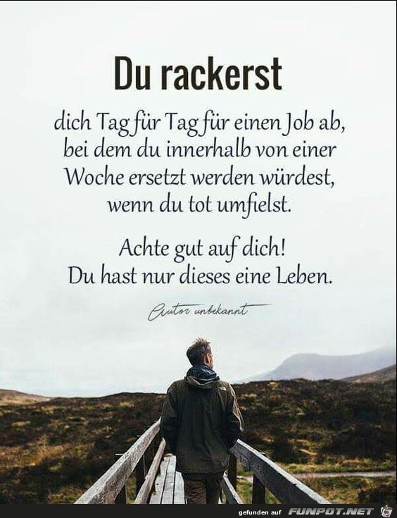 Du rackerst