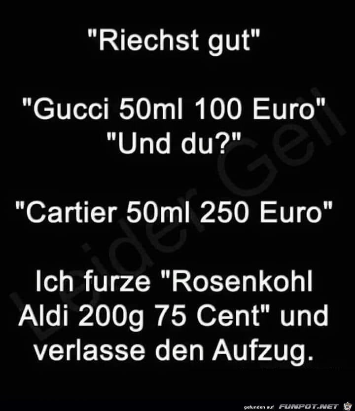 Riechst gut