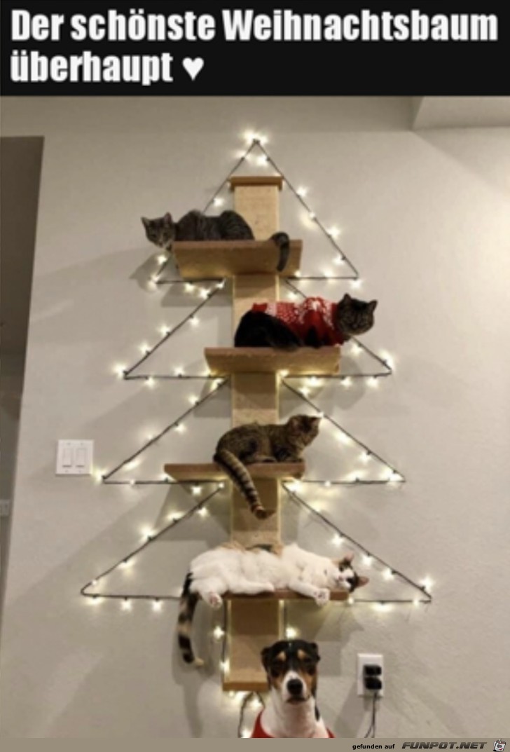 Tierischer Weihnachtsbaum