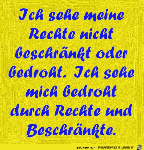 Rechte und Beschraenkte