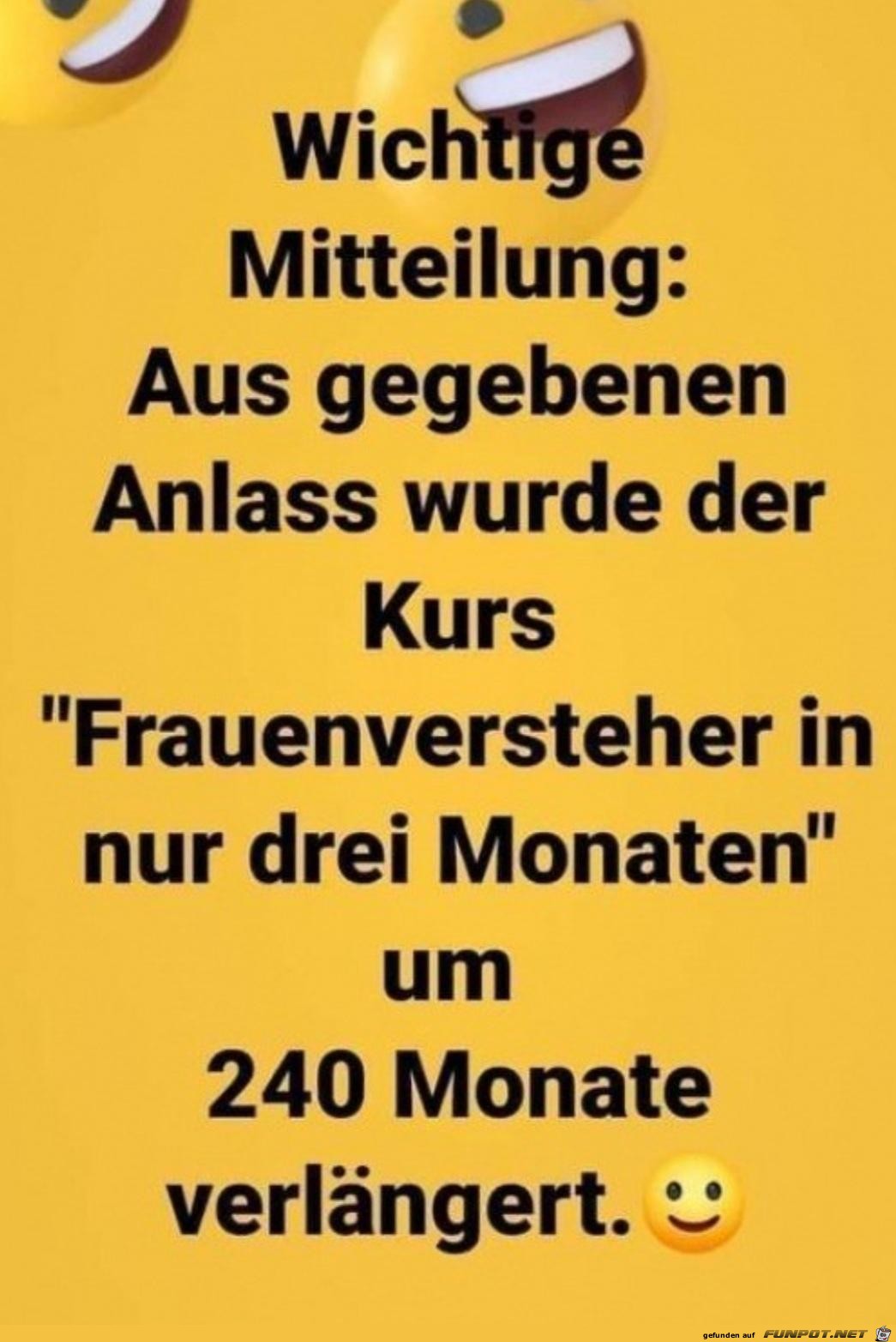 Wichtige Mitteilung