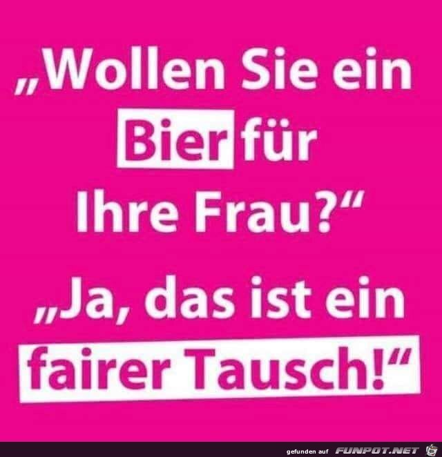 Fairer Tausch