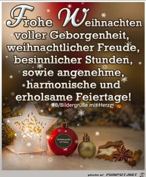 Frohe Weihnachten