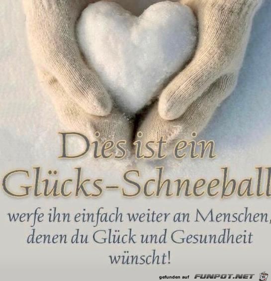 Gluecks Schneeball