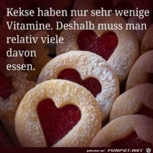 Man muss viel davon essen