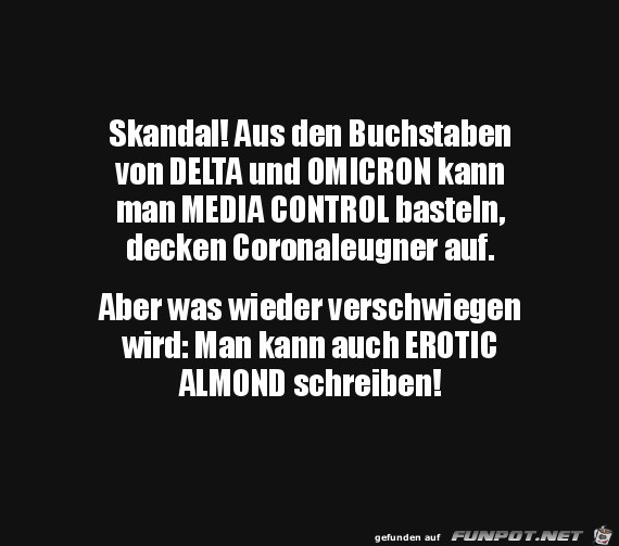 Sowas aber auch