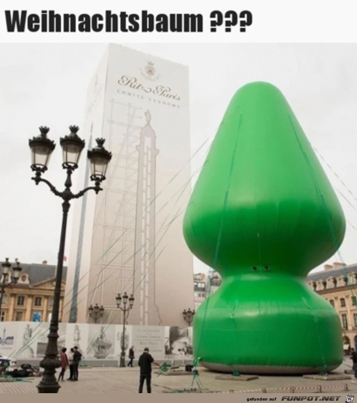 Komischer Weihnachtsbaum