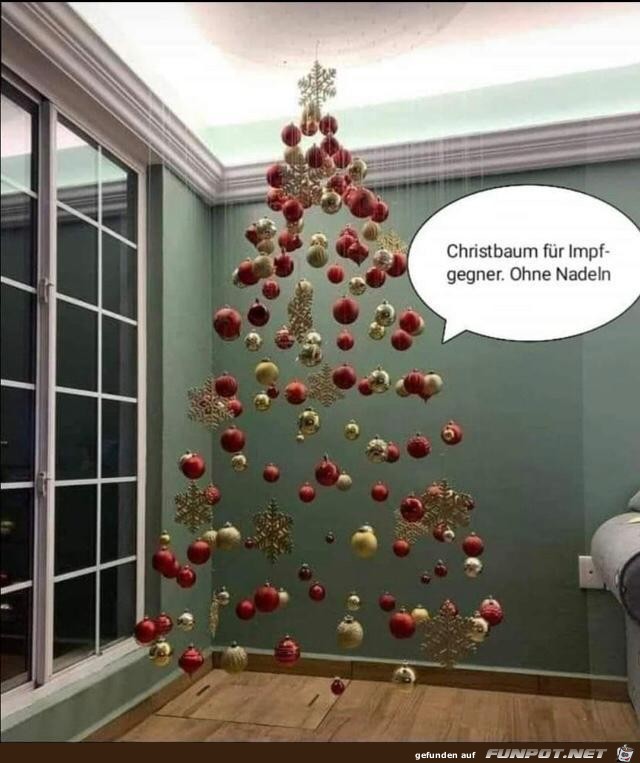 Christbaum ohne Nadeln