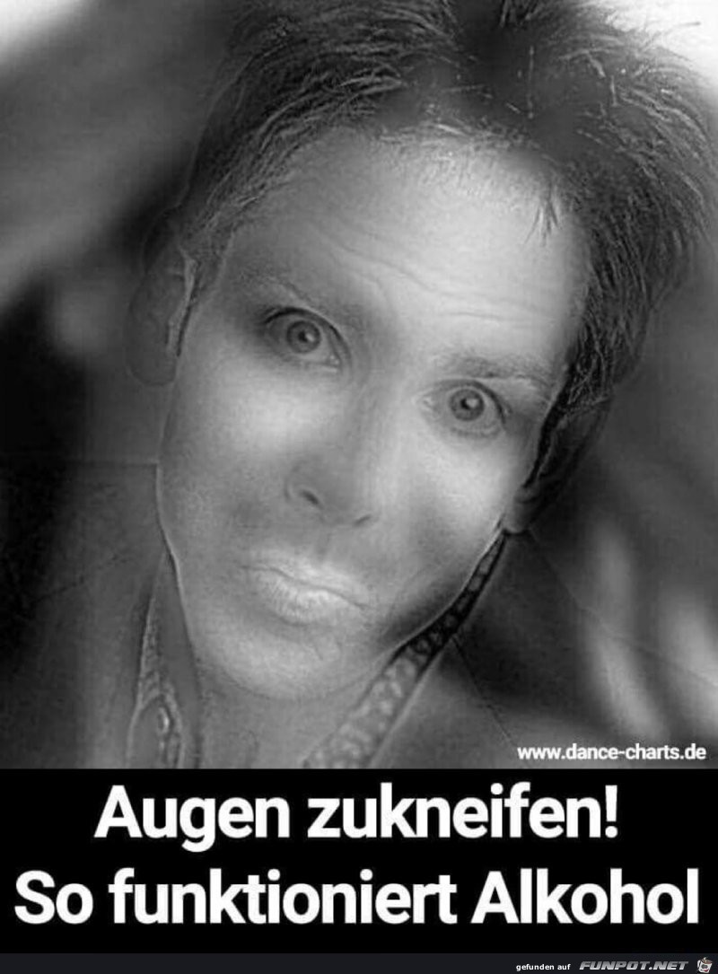 Augen zukneifen