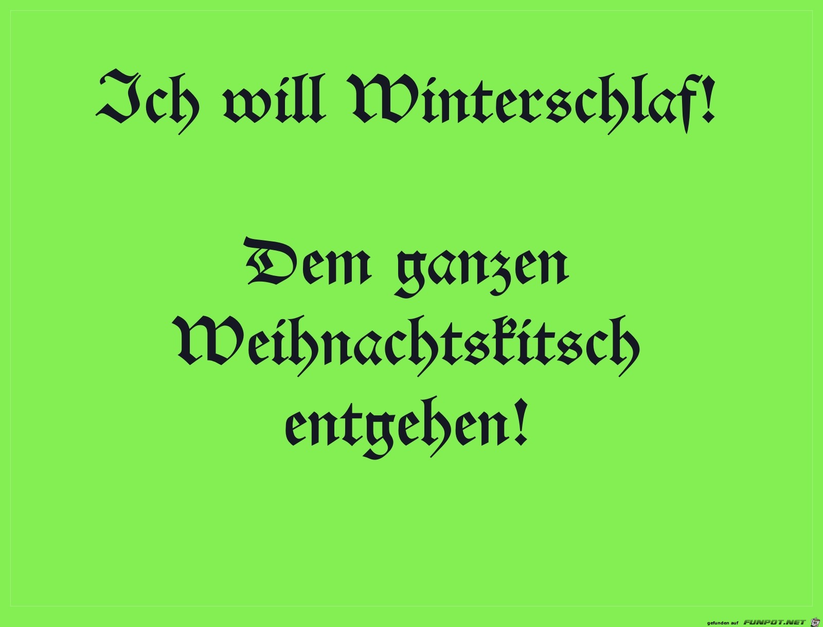 winterschlaf