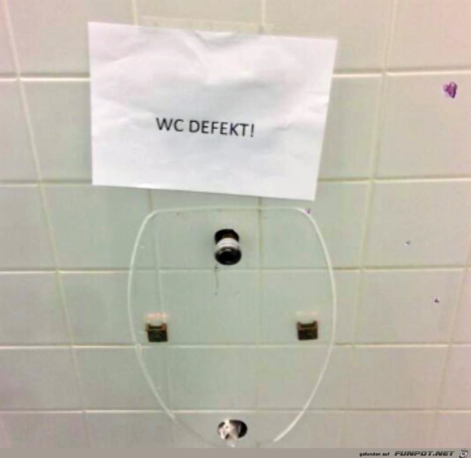 WC defekt
