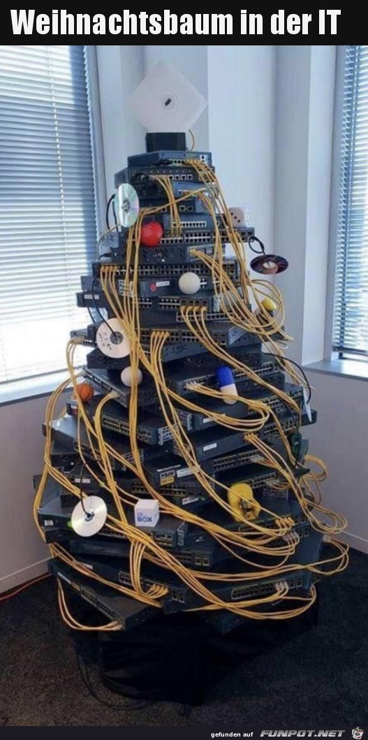 Lustiger Weihnachtsbaum