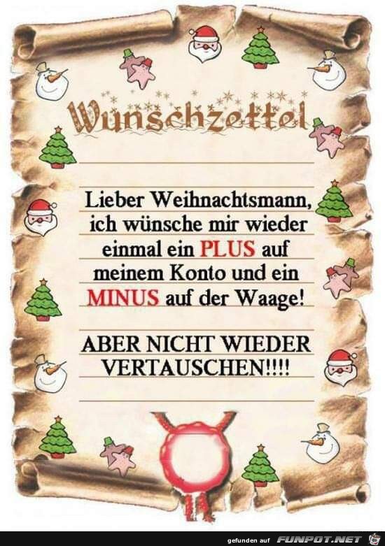 Wunschzettel