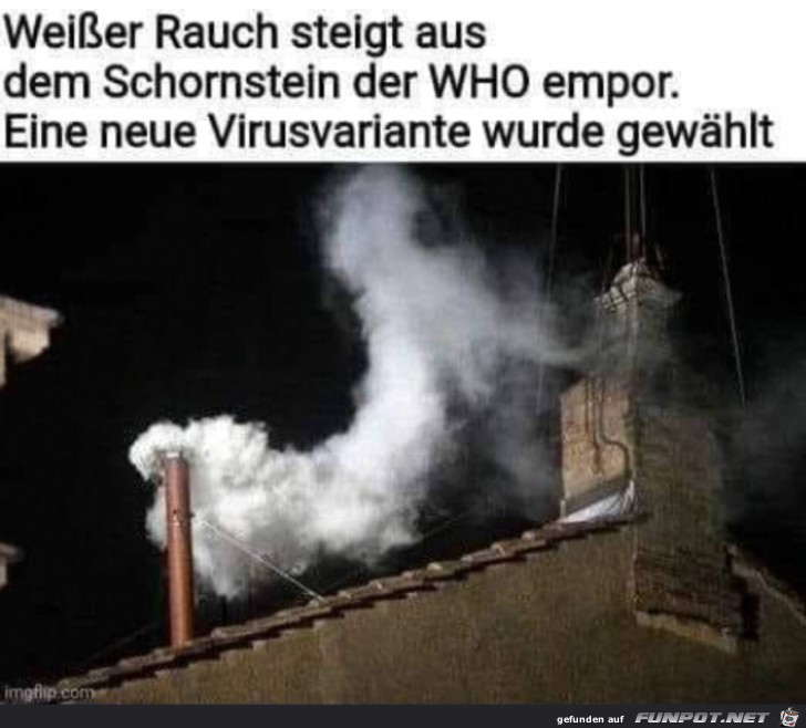 Weier Rauch steigt auf