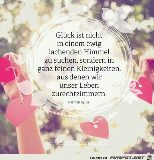 Glueck ist nicht im einen