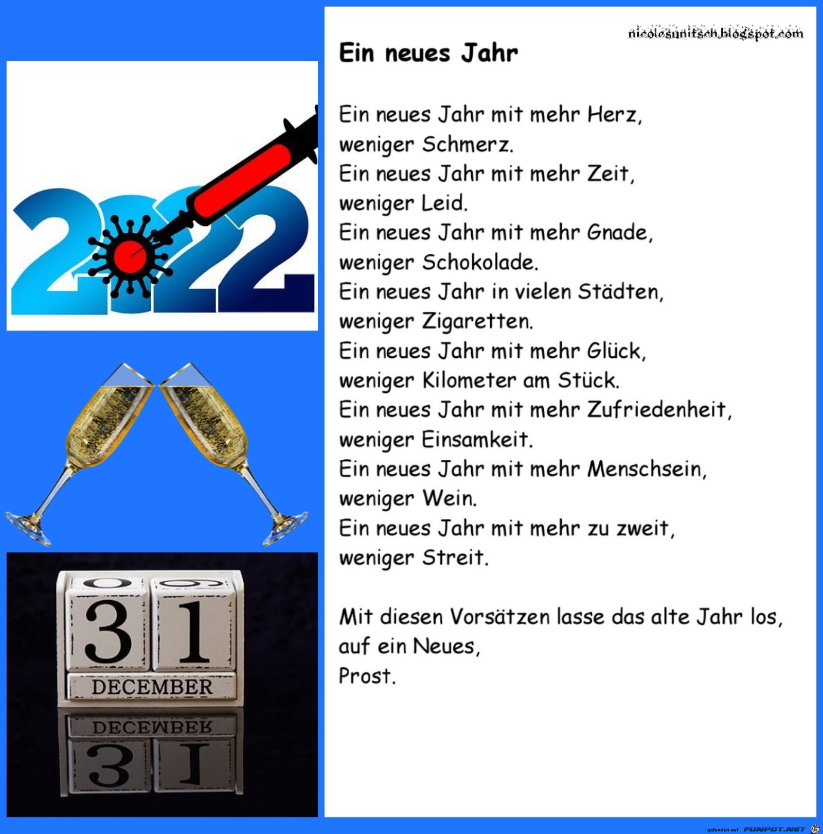 Spruch fr Neujahr 2022