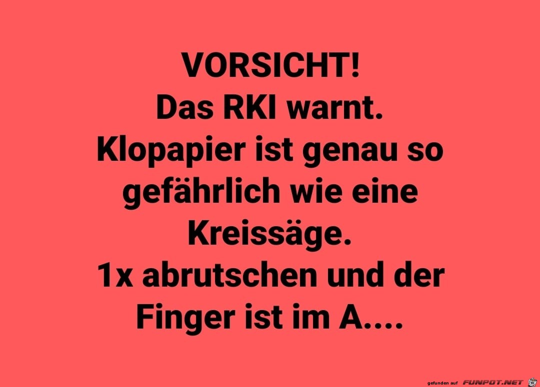 Vorsicht