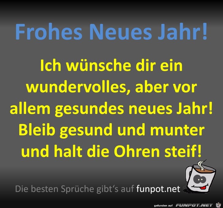 Frohes neues Jahr