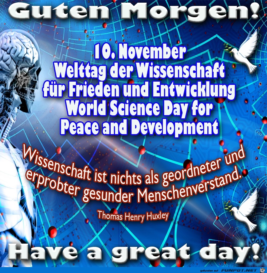 Welttag der Wissenschaft fr Frieden und Entwicklung