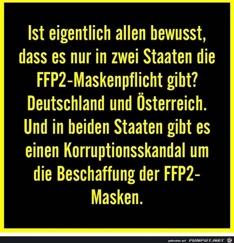 Maskenpflicht