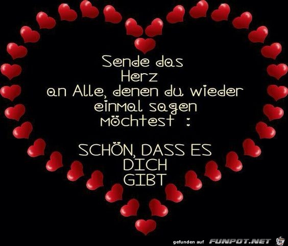 Sende das Herz an alle