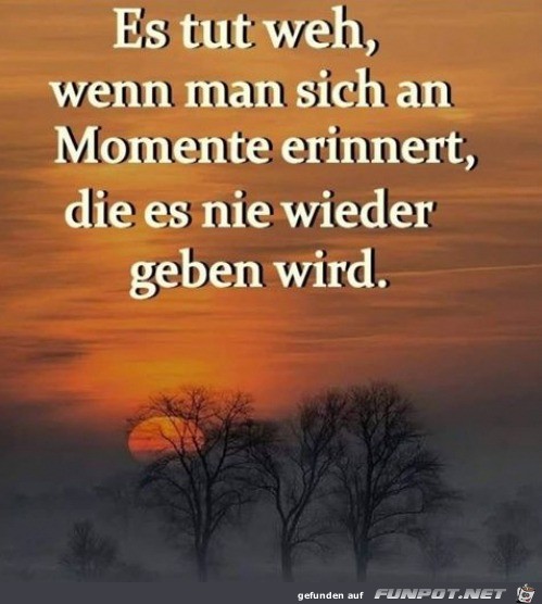 Erinnerung an Momente