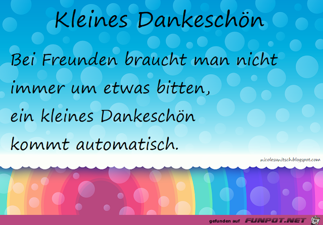 Kleines DankeschC3B6n