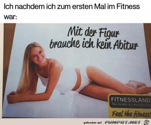 Nach dem Fitness-Training