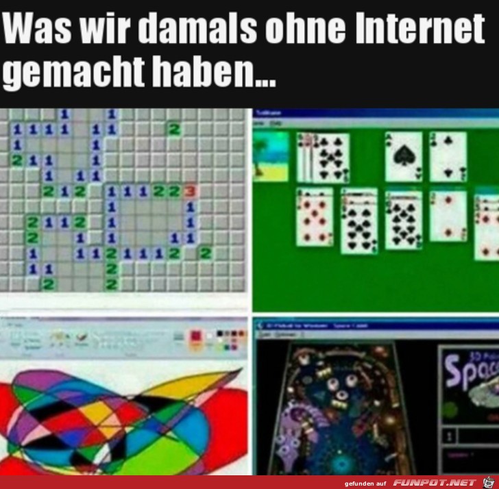 Damals ohne Internet