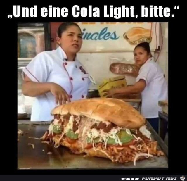 Eine Cola-Light
