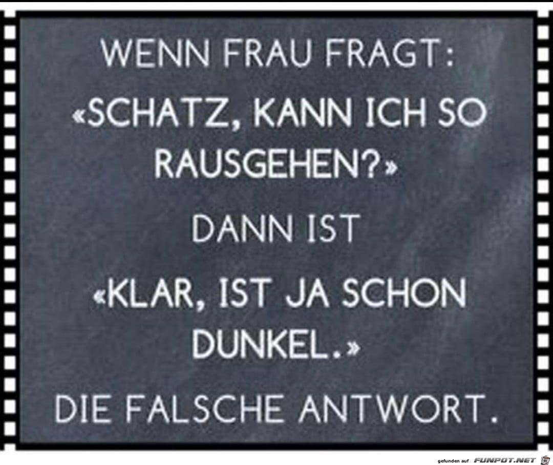 falsche Antwort