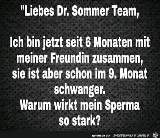 Liebes Dr. Sommer-Team
