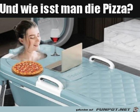 Wie soll man da bitte essen und trinken?