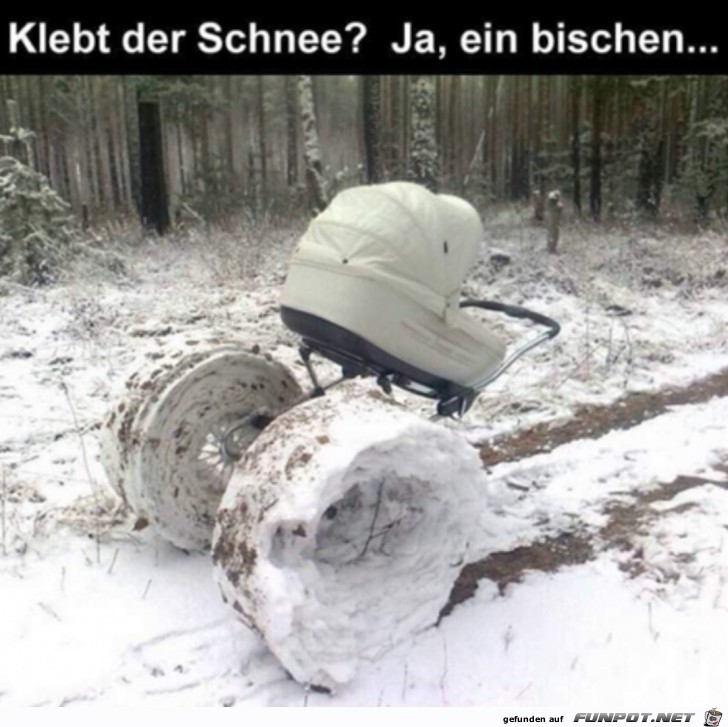 Klebt der Schnee?