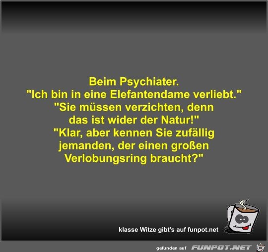 Beim Psychiater