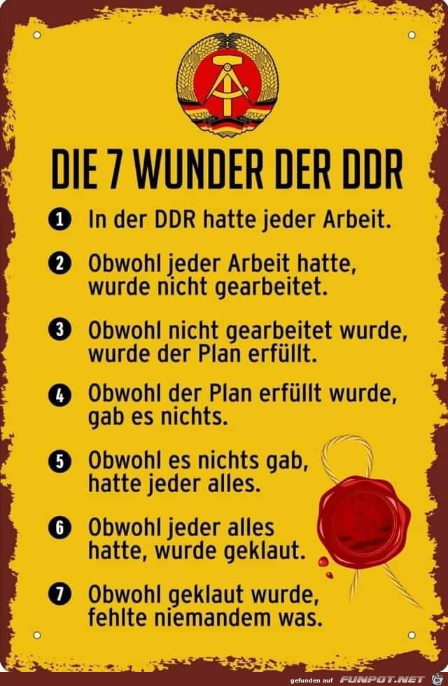 Die 7 Wunder der DDR
