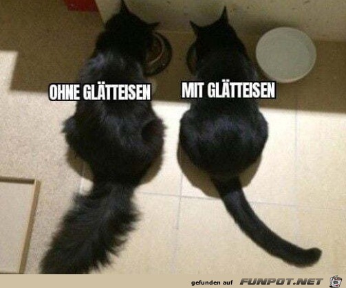 Rau und glatt