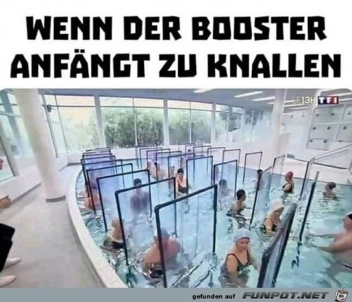 Der Booster knallt