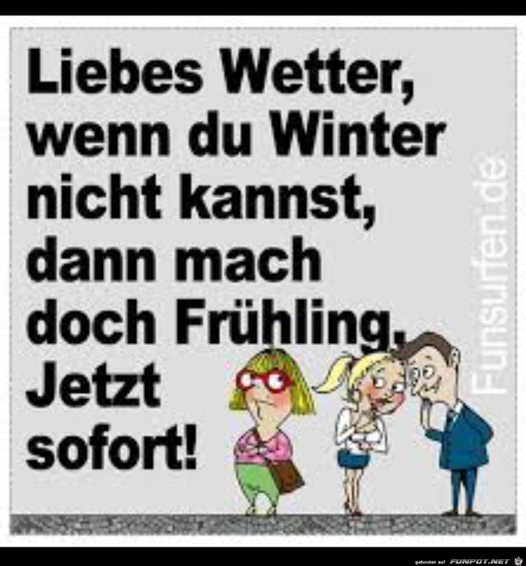 Liebes Wetter