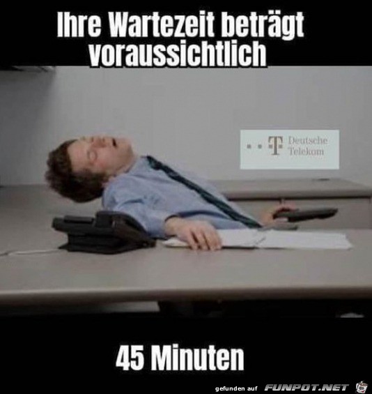 Lange Wartezeit