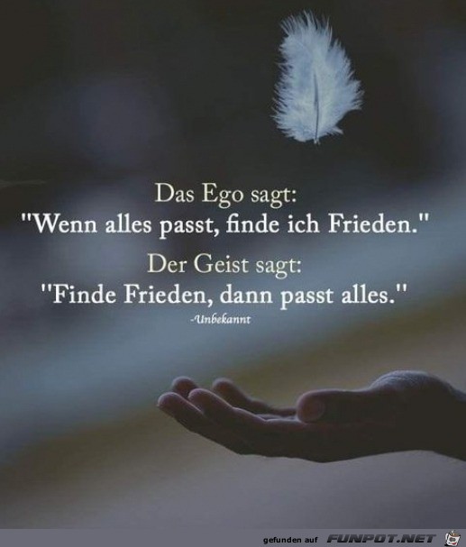 Finde Frieden