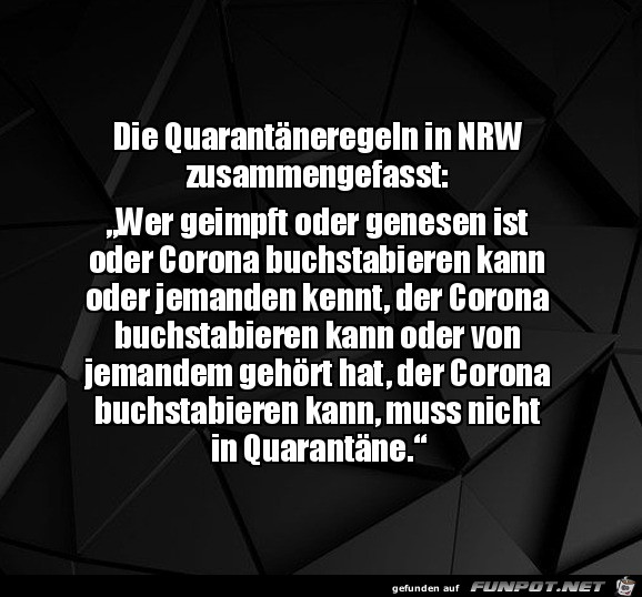 Super Quarantne-Regeln