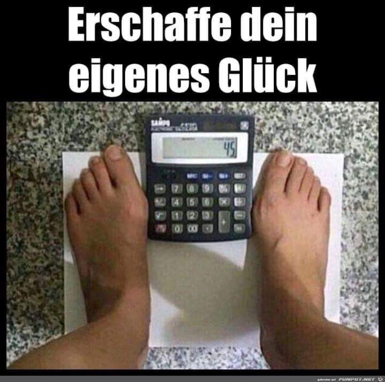 eigenes Glueck