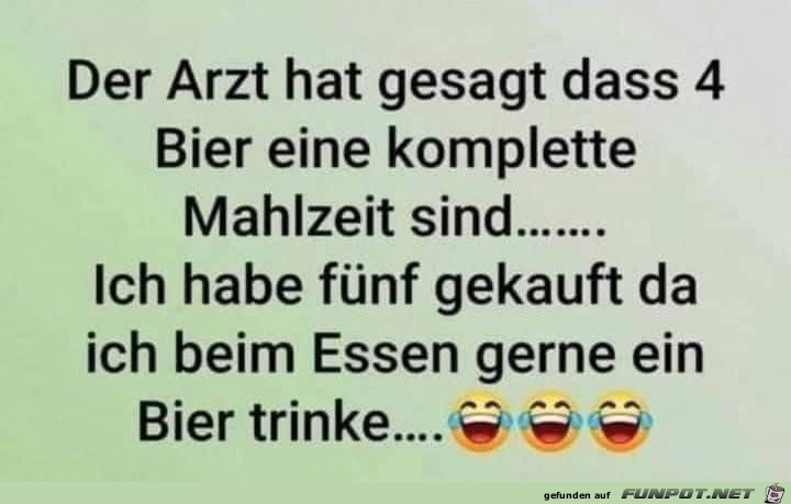 Der Arzt hat gesagt