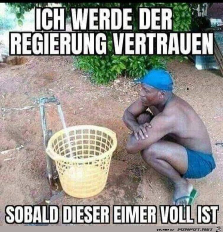 Ich werde der Regierung