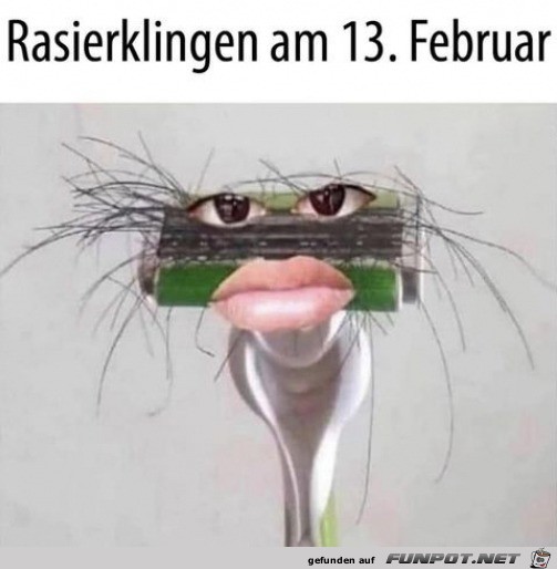 Arme Rasierklinge