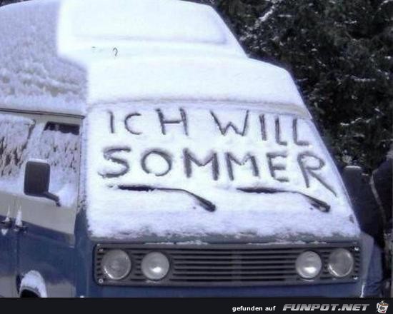 Ich will Sommer