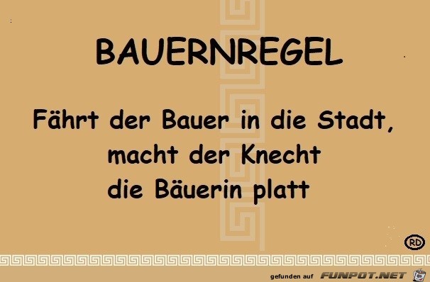 Bauernregel 1