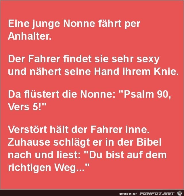 Eine junge Nonne