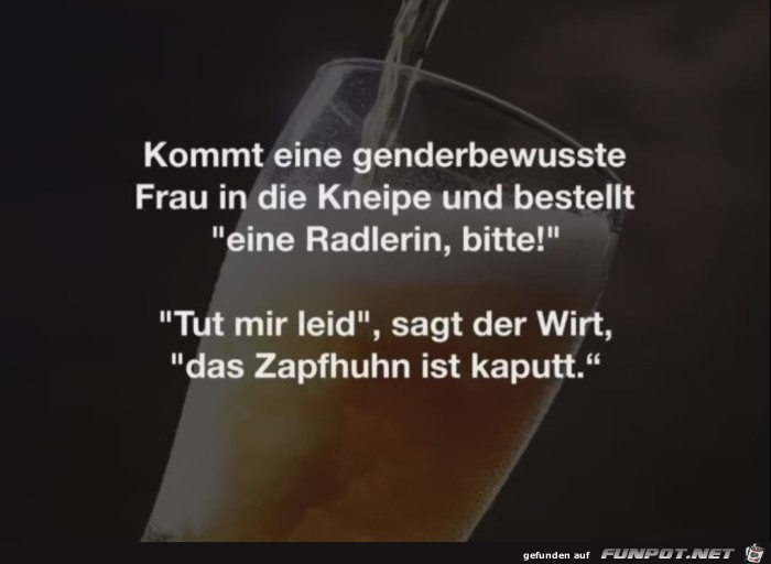 kommt eine genderbewusste Frau